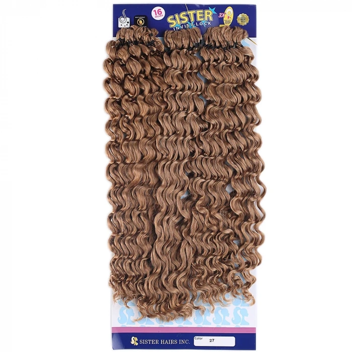 Sister Afro Dalgası Saç - Karamel 27