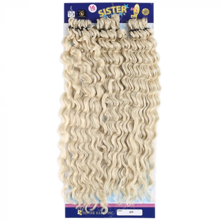 Sister Afro Dalgası Saç - Platin 613