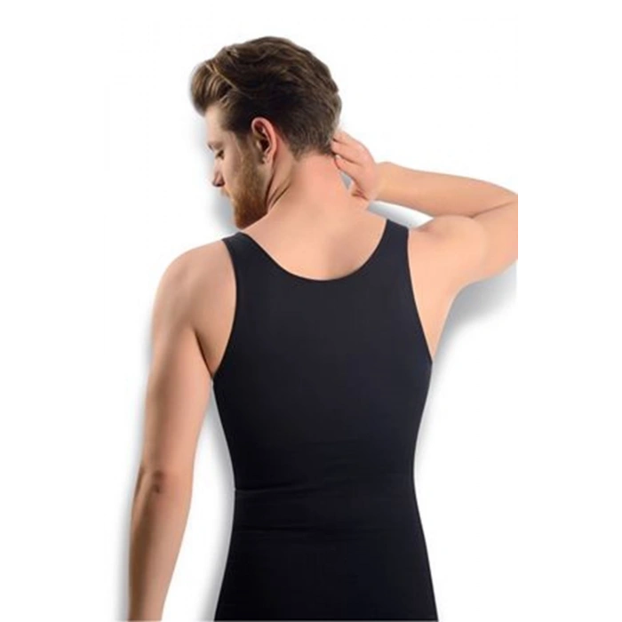 Siyah Erkek  Dikişsiz Vücut Toparlayıcı Korse - 740