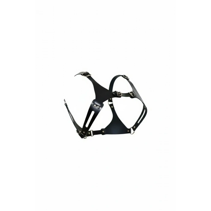 Siyah Kadın Kemer Deri Vücut Tokalı Aksesuar - Brf1271