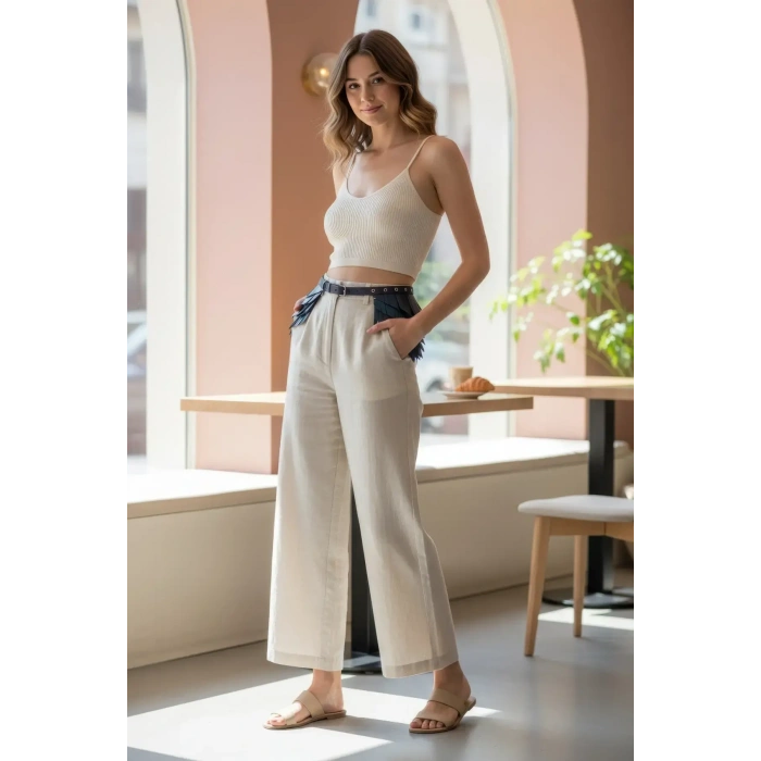 Siyah Kadın Kemer Katmanlı Yan Panelli Bel Aksesuarı - Brf1254