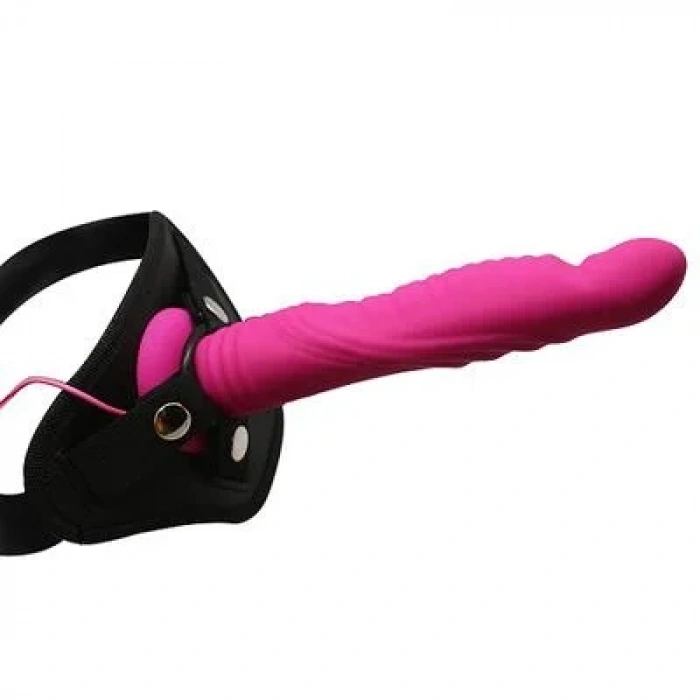 Strap-on Ripple Dildo Vibe