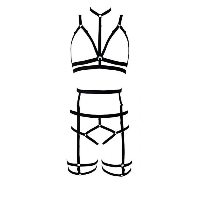 String - Sütyen Jartiyer Harness Takım - APFT142