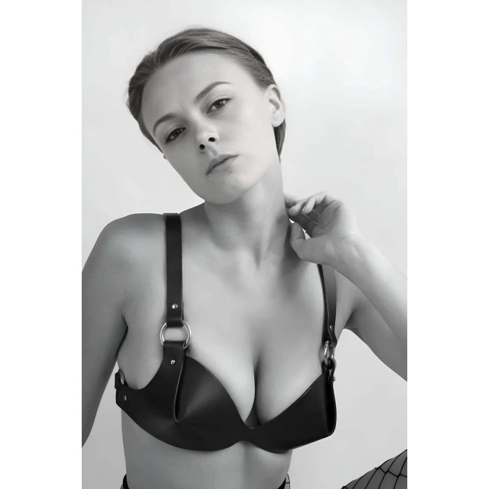 Sütyen Görünümlü Deri Giyim Harness, Deri Sütyen - APFT1149