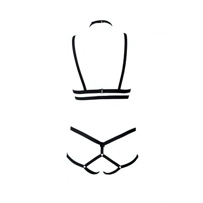 Sütyen - String Lastik Harness Takım - Brf144