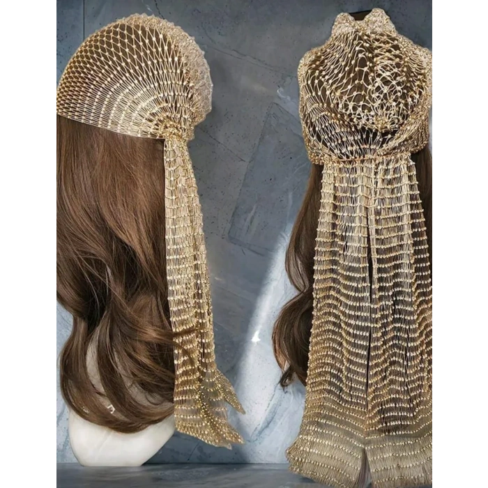 Taşlı Kafa Aksesuarı Kristal Bandana