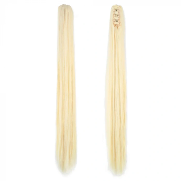 Tokalı Düz At Kuyruğu - Açık Platin