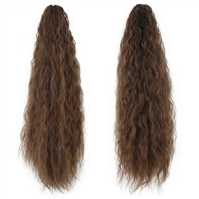 Tokalı Kabarık Dalgalı At Kuyruğu - Kumral