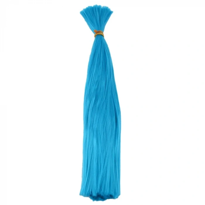Turkuaz Mavi Renkli Sentetik Boğum Saç - 1Kg