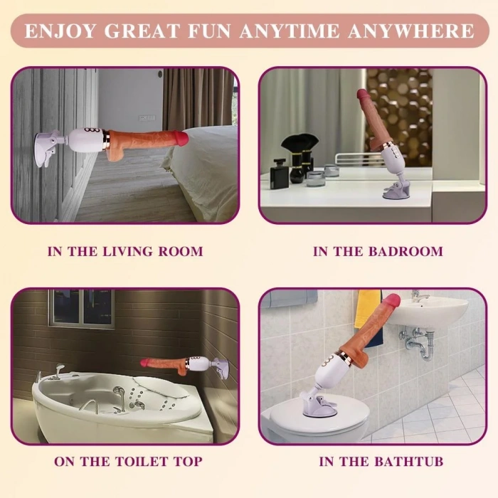 Uzaktan Kumandalı Hareketli Dildo Vibratör