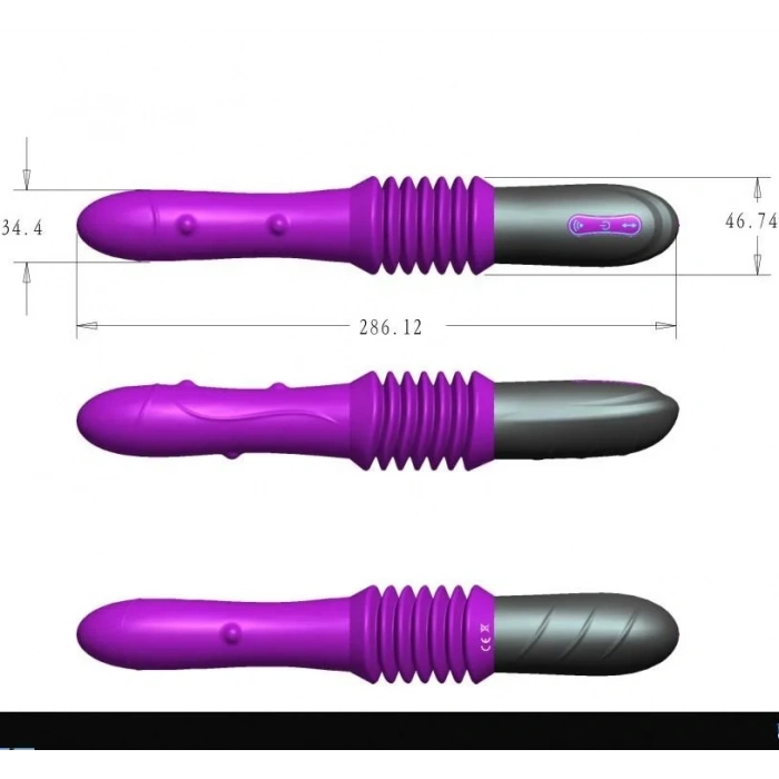 Uzaktan Kumandalı Hareketli Dildo Vibratör