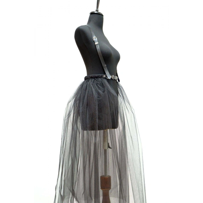 Uzun Tülü Harness Etek