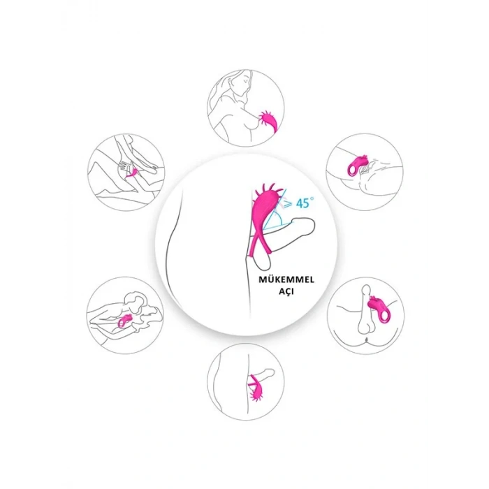 Wind Dönen Sihirli Dil Titreşim Halkası