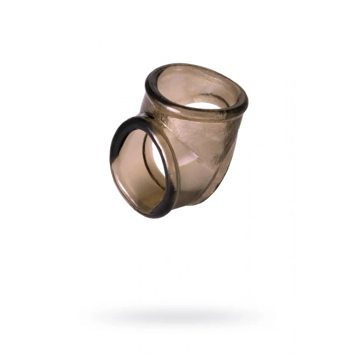 XLover by Toyfa Penis Montaj Halkası, Termoplastik Elastomer, TPE, siyah, 3,5 cm