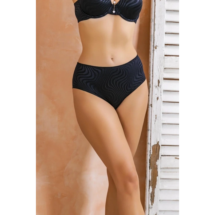 YÜKSEK BEL SLİP KÜLOT SİYAH (MGP22071)