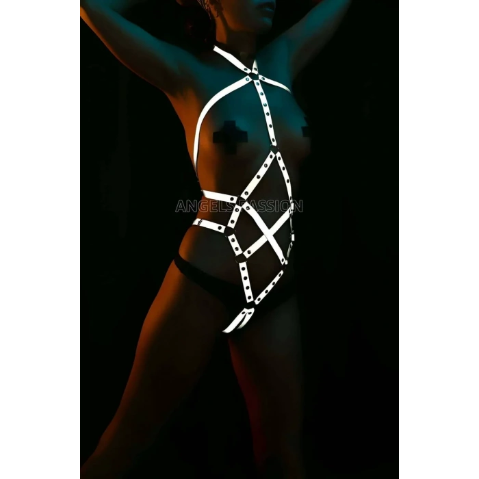 Zımba Detaylı Reflektörlü Body Harness - APFT295