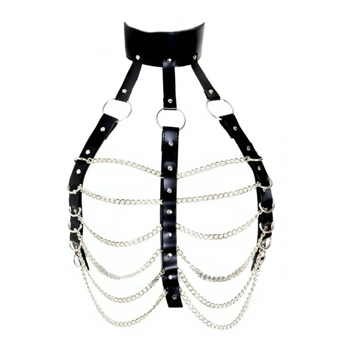 Zincirli Fantazi Göğüs Harness - APFT304