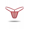 3lü Renkli Transparan Tül String Tanga Brf0369