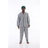 4007 Uzun Kol Çizgili Gaffur Erkek  Pijama Takım