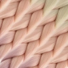 Afrika Örgülük Ombreli Sentetik Saç 100 Gr. - Platin / Soft Turuncu / Soft Lila