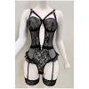 Afrodit Siyah Sexy Jartiyer Takım -1050