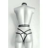 Ağ Kısmı Açık Seksi Jartiyer Harness - APFT370