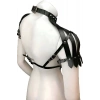 Arkası Açık Deri Crop Büstiyer Harness - APFT1257