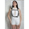 Arkası Çapraz Göğüs Detaylı Ayarlanabilir Vücut Kemer Harness - APFT1269