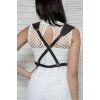 Arkası Çapraz Göğüs Detaylı Ayarlanabilir Vücut Kemer Harness - APFT1269