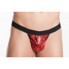 Bacio Fantezi Kırmızı Lame Seksi Erkek String - Tanga BC4590