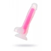 Beyond by Toyfa Peter Glow Gece Parlayan Dildo, Silikon, Şeffaf, 22 cm