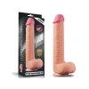 Censan 12 İnç Dual Layered Platinum Silicone Cock Dildo