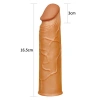 Censan Add 1" Pleasure X Tender Penis Sleeve Brown
