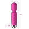 Censan Mini Wand Massager Şarjlı Vibratör - Pembe