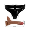 Censan Oher Fışkırtmalı & Titreşimli Belden Bağlamalı Dildo Vibratör