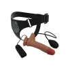 Censan Oher Fışkırtmalı & Titreşimli Belden Bağlamalı Dildo Vibratör