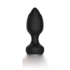 Censan Telefon Kontrollü Full Covered Rubber Rose Anal Plug – Siyah