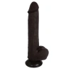 Censan Ultra Gerçekçi 24 Cm Brown Melez Kıkırdaklı Dildo