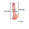 Censan Ultra Gerçekçi 24 Cm Kıkırdaklı Dildo