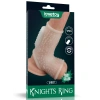 Censan Vibrating Drip Knights Ring with Scrotum Sleeve (Beyaz)