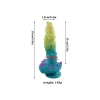 Censan Yeşil Mavi Canavar Dildo Model 2