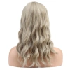 Dalgalı Kısa Perçemli Fiber Sentetik Peruk - Balköpüğü / Platin Röfleli