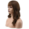Dalgalı Kısa Perçemli Fiber Sentetik Peruk - Kumral