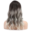 Dalgalı Kısa Perçemli Fiber Sentetik Peruk - Ombre ve Röfleli