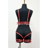 Deri Body Harness, Deri Dansçı Kostüm, Pole Dans Kostüm - APFT502