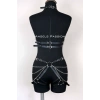 Deri Body Harness, Kadın Deri Fantezi Giyim - APFT1084