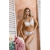 Desteksiz Sütyen Slip Külot Takım Ekru