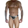 Erkek Arkası Büzgülü Gümüş Brazillian Slip
