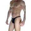 Erkek Arkası Büzgülü Siyah Brazillian Slip