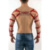 Erkek  Deri Kol Harness, Erkek  Çift Kol Harness, Erkek  Dansçı Kostüm - Brfm5